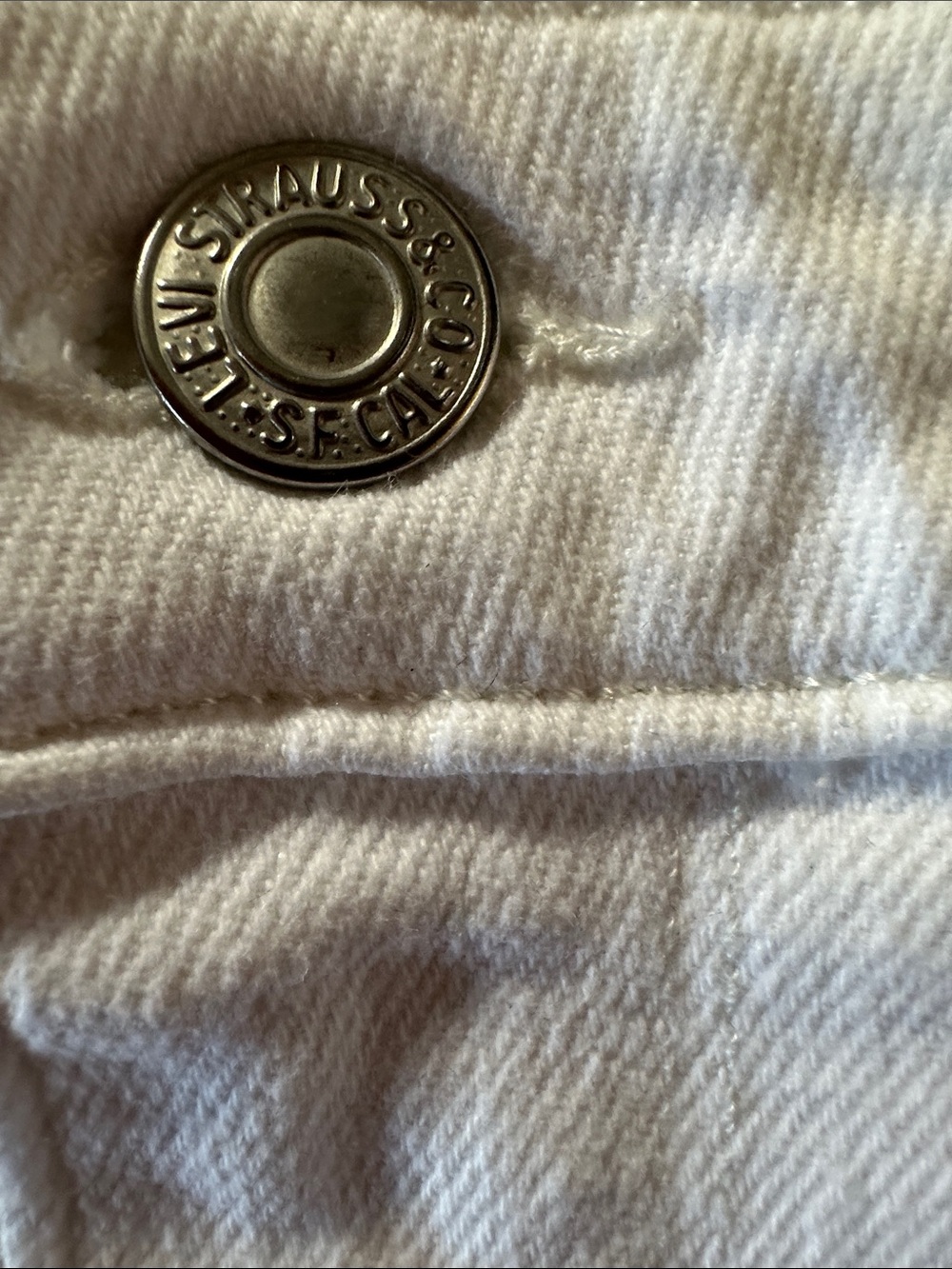 LEVIS Women’s White High-Rise Skinny Jeans Sz 29 Classic Comfy Feminine Stretch - Picture 8 of 12